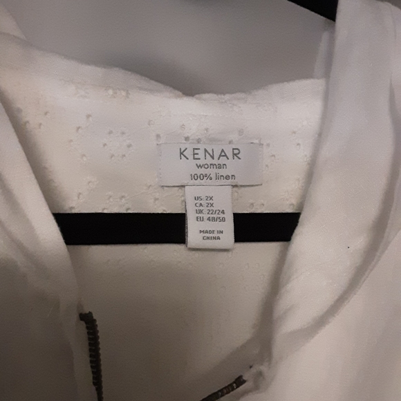 Linen hoodie jacket - Picture 2 of 2